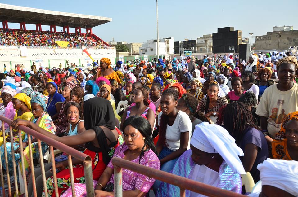 Les images de la mobilisation d'Awa Niang à Pikine