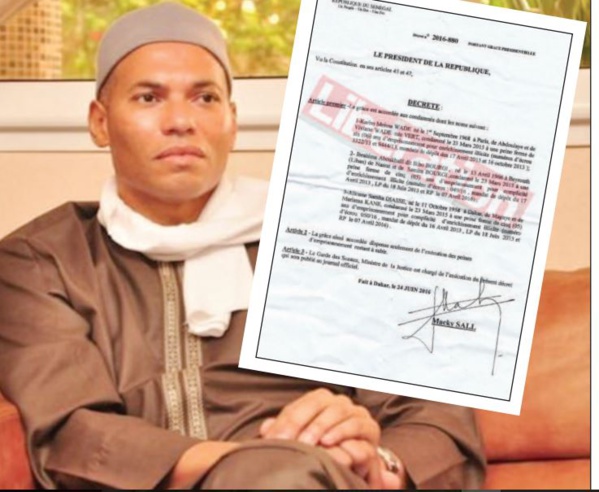 Rebondissement dans la libération de Karim Wade : La date et le contenu du décret de grâce