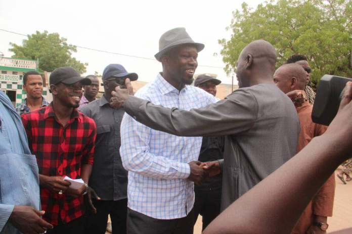 Les images de la rencontre entre Ousmane Sonko et Mamadou Sy Tounkara à Louga