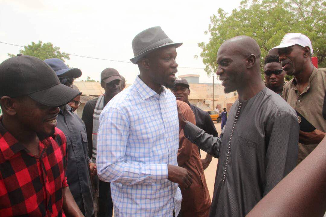 Les images de la rencontre entre Ousmane Sonko et Mamadou Sy Tounkara à Louga