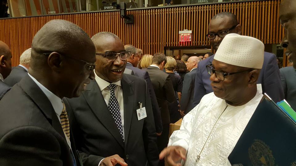 New-York: Sidiki Kaba rencontre son ami IBK