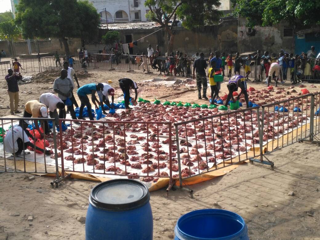 Tamxarite à Tivaouane Diaksao : Abou Abel Thiam immole 20 bœufs et distribue 700 repas