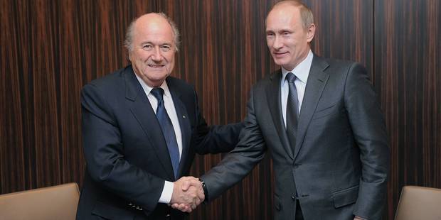 Poutine invite Blatter au mondial en Russie