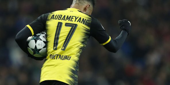 Football : Aubameyang devient le meilleur buteur africain de l’histoire de la Bundesliga