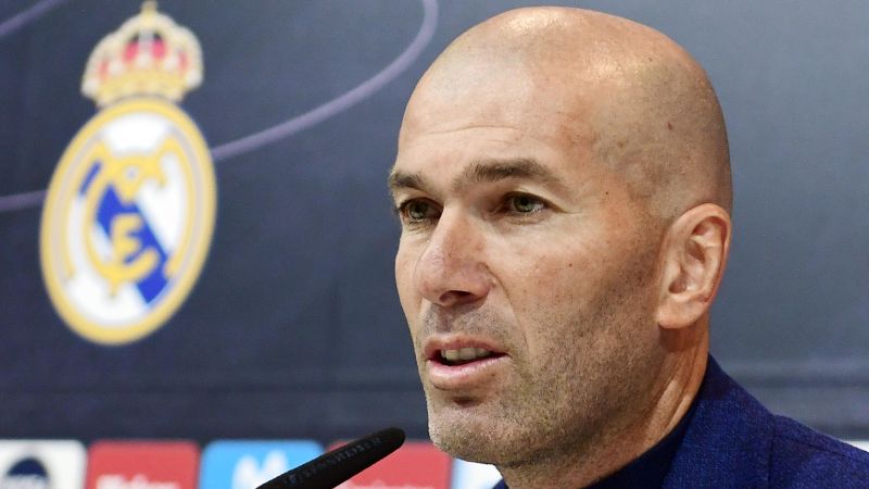 Zidane démissionne de son poste d'entraineur du Real Madrid.