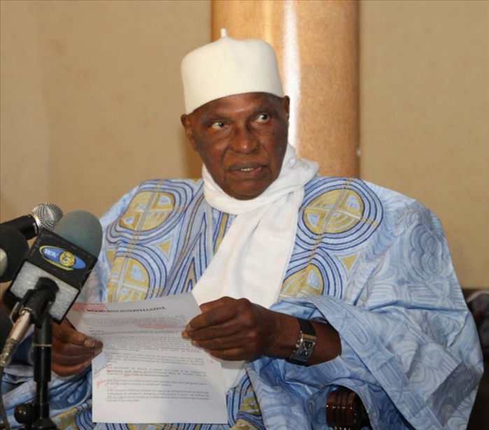 Les condoléances d'Abdoulaye Wade à Ahmed Khalifa Niasse