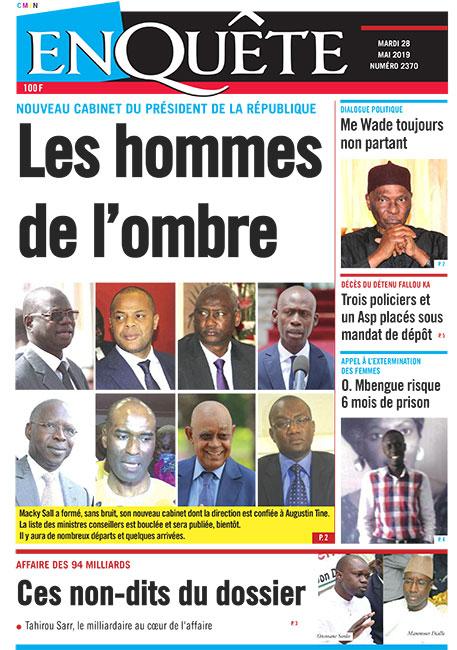 La Une des quotidiens