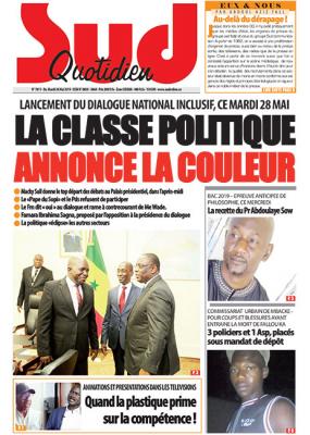 La Une des quotidiens