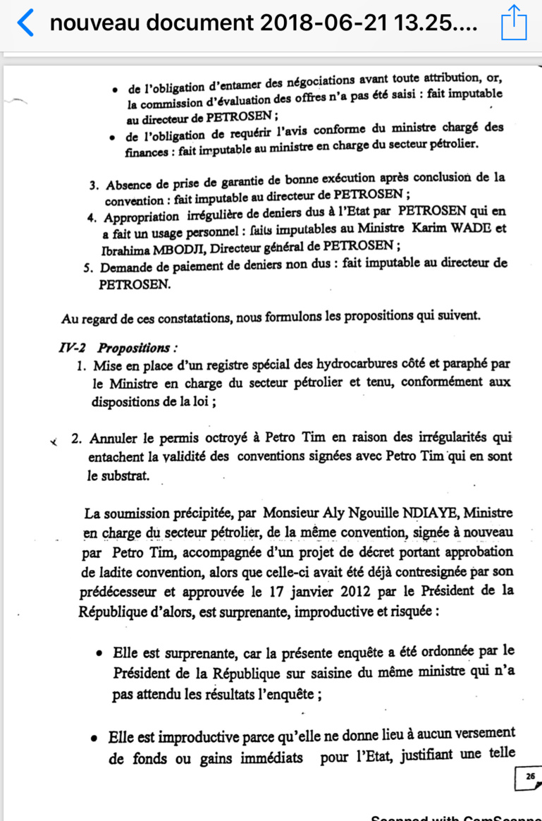 EXCLUSIF ! Les conclusions du rapport accablant de l’IGE qui enfoncent Aly Ngouille Ndiaye et démentent El Hadj Kassé
