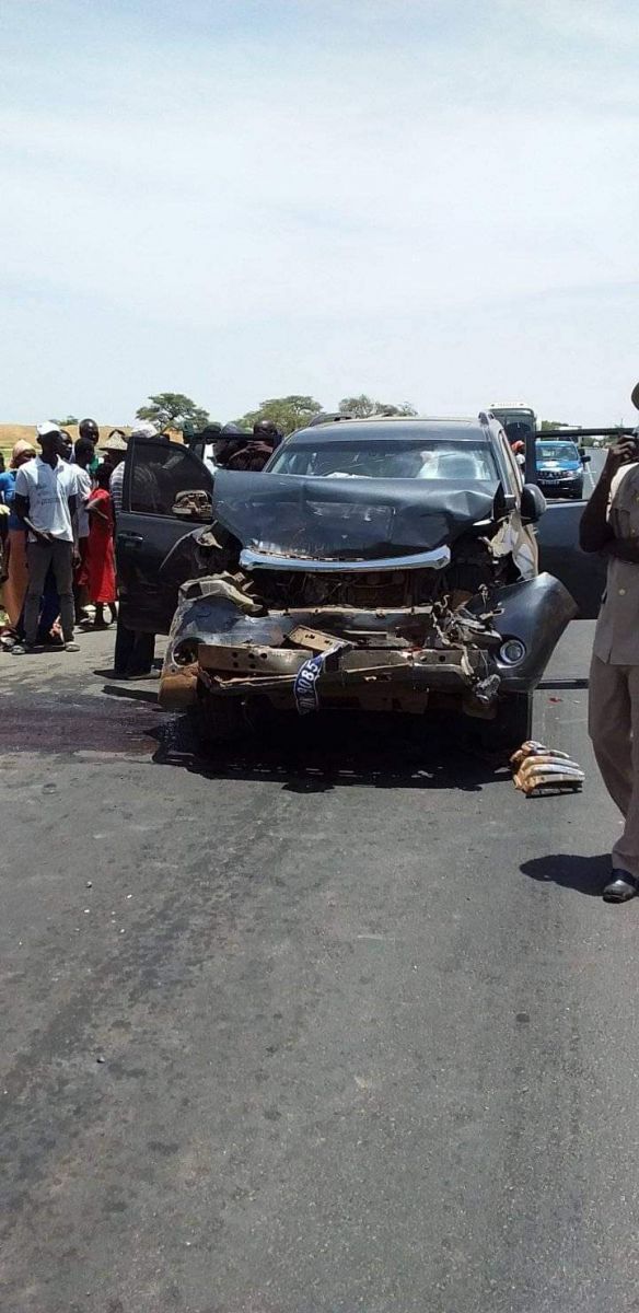 Mbilor : Le cortège du ministère des Transports fait un accident
