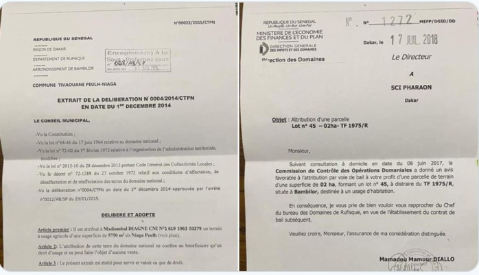 Attribution de deux terrains à Niaga Peulh et à Bambilor à Madiambal Diagne : les précisions non convaincantes du journaliste
