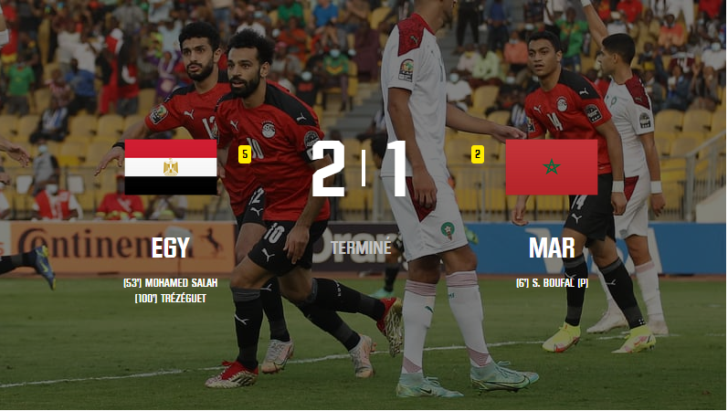 CAN 2021 : L’Egypte de Salah renverse le Maroc et qualifie l’Égypte en demi-finale