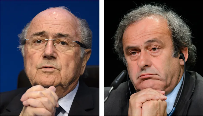 Un an et huit mois de prison avec sursis requis contre Platini et Blatter