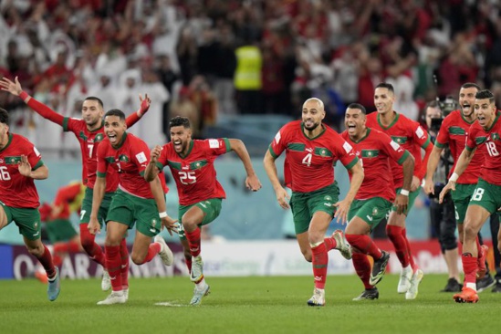 Qualification historique du Maroc en quarts de finale devant l'Espagne