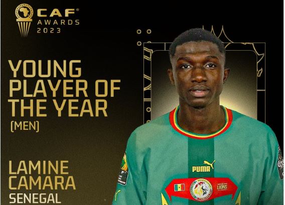 CAF Awards 2023 : Lamine Camara sacré Meilleur jeune footballeur africain de l’année
