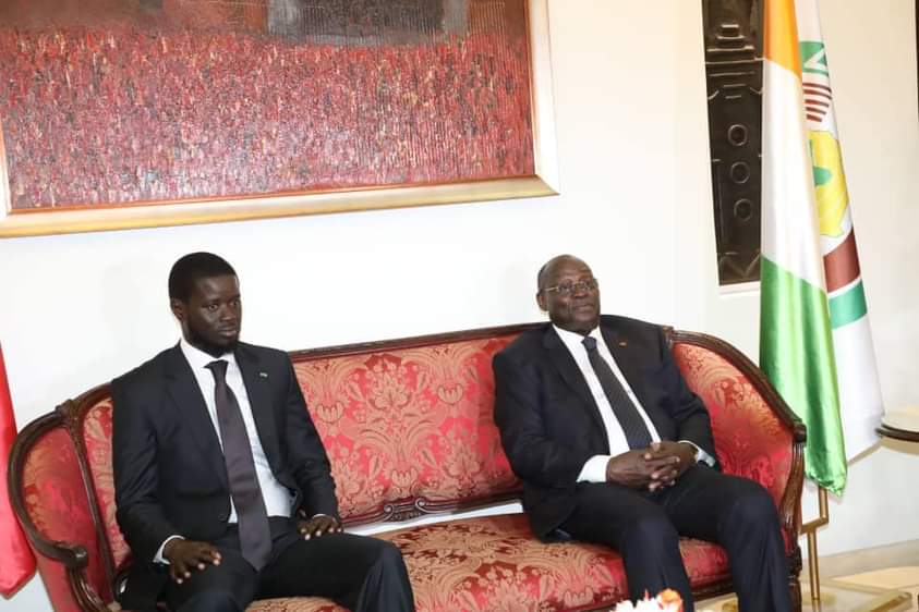 Visite officielle : Arrivée du Président Diomaye Faye à Abidjan