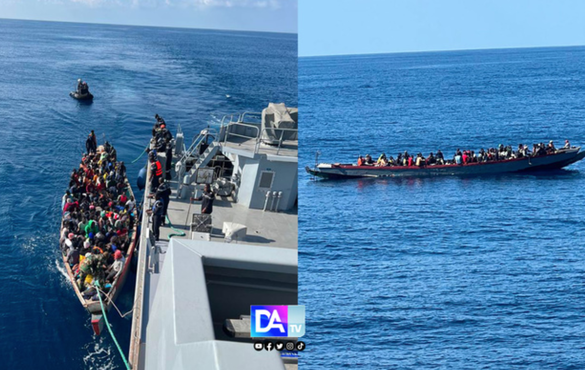 Émigration irrégulière : 142 candidats interceptés au large de Dakar