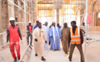 Serigne Bass visite les chantiers de la mosquée Massalikoul Jinane