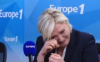 Vidéo : Marine Lepen prend la fuite par une porte dérobée
