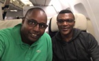 Aliou Goloko et Marcel Desailly à la finale de la Coupe de Djibouti
