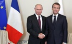 Emmanuel Macron veut "ancrer dans l'Europe" la Russie de Vladimir Poutine