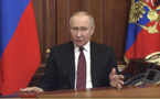 Comment Vladimir Poutine a annoncé l'intervention militaire russe à la télévision