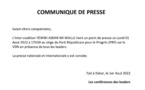 L'inter coalition Yèwwi- Wallu annonce une conférence de presse 