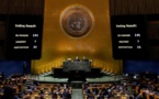 Majorité "écrasante" à l'Assemblée générale de l'ONU pour exiger le retrait russe d'Ukraine