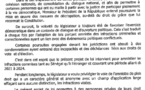 Projet de loi d'amnistie : Voici les motivations du Président de la République (DOCUMENT)