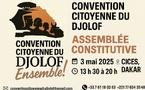 Convention Citoyenne du Djolof : un nouvel élan citoyen lancé ce samedi au CICES