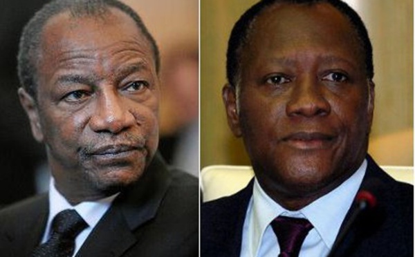 Passe d’arme rigolote entre Ouattara et Condé sous l’œil de Macky Sall 