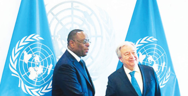 Envoyé spécial du 4P : Macky Sall a rencontré  Antonio Guterres au siége de l'ONU