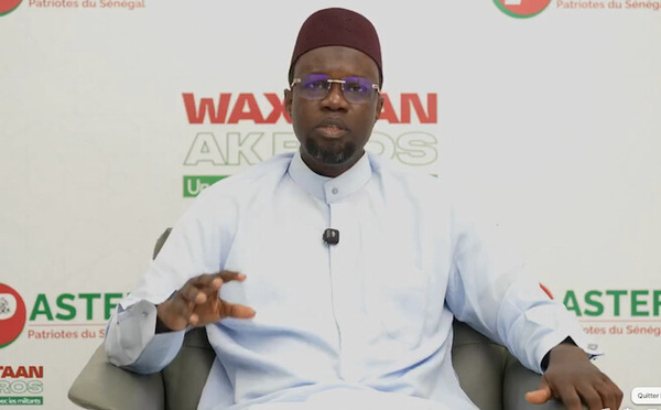 Ousmane Sonko: "Nous sommes dans une cohabitation douce"